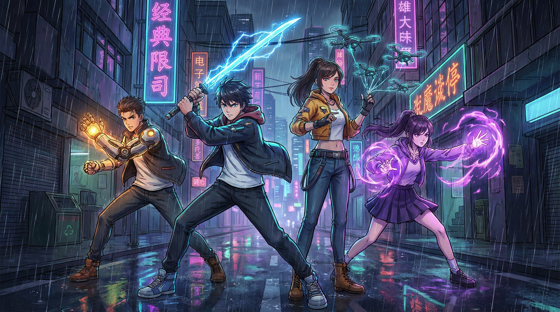 蜜芽精选动漫-赛博英雄霓虹觉醒