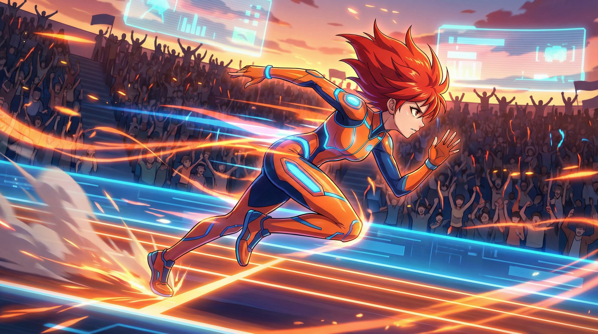 蜜芽精选动漫-烈焰冲刺竞速少女